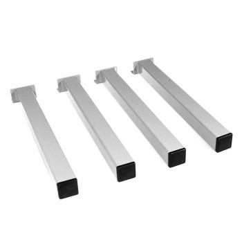 Metal Legs Set Of 4 Grey 280mm High