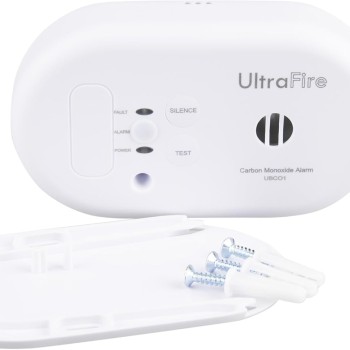 UltraFire 10 Year Life LED Carbon Monoxide Alarm 