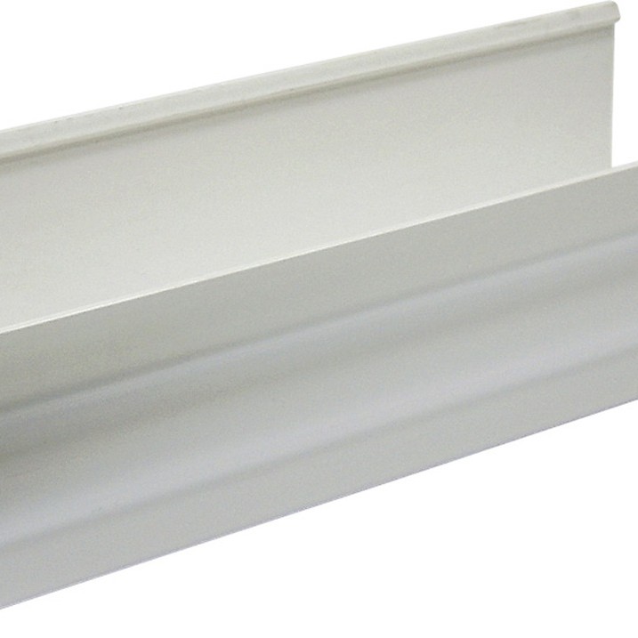 Crown Ogee Gutter White 2m