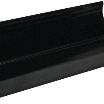 Square Line Gutter 2M - Black