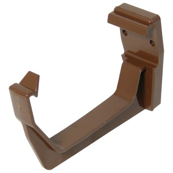 Square Line Facia Bracket Brown