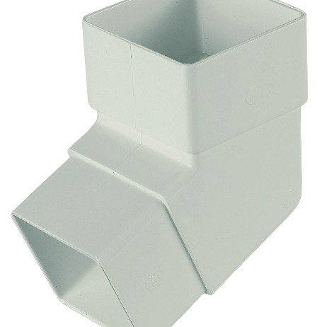 Square Line Offset Bend - White
