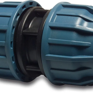 MDPE Straight Pipe Coupling 20mm