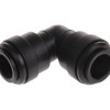 Push Fit Elbow 12mm Black
