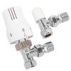 TRV Valve and Lockshield Kit 15mm