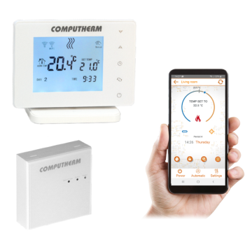 Computherm E400 Wi-Fi Room Thermostat With Remote Controller