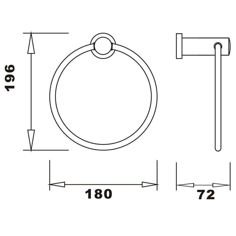 Ascot Towel Ring