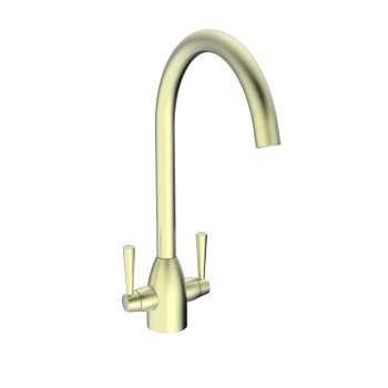 Fornham Kitchen Mixer Tap Brushed Brass