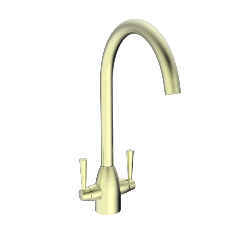Fornham Kitchen Mixer Tap Brushed Brass