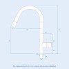 Pull Out Kitchen Mixer Stainless Steel 