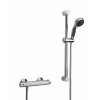 GEM Bottom Outlet Thermostatic Shower Mixer And Riser Rail Kit