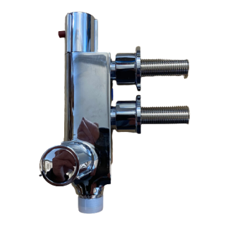 V100 Vertical Shower Mixer Side Valve 45mm Centres