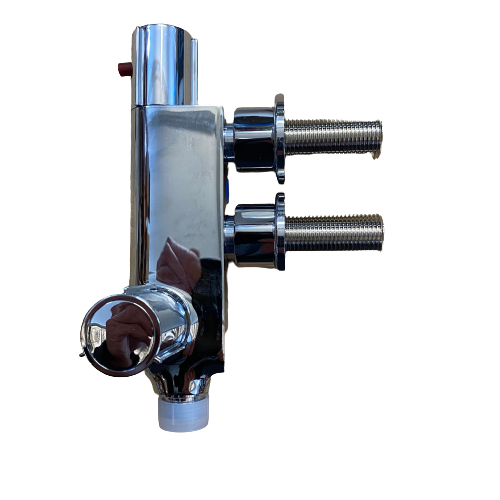V100 Vertical Shower Mixer Side Valve 45mm Centres