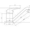 Chrome Single Lever Touring Caravan / Motorhome Mixer Tap
