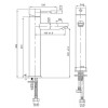 Risby Tall Mono Basin Mixer