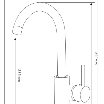 Manhattan Single lever Kitchen Mixer Copper