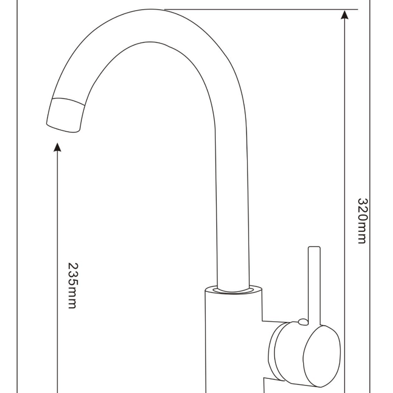 Manhattan Single lever Kitchen Mixer Copper