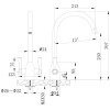 Fornham Kitchen Mixer Tap Black