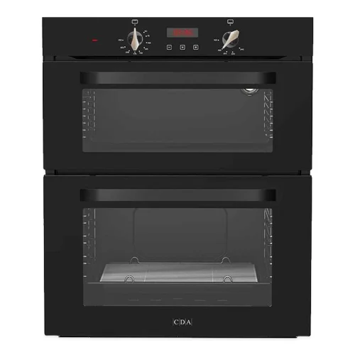 CDA DG595BL LPG Double Oven Black 