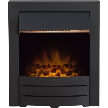 Jade Electric Fire In Black