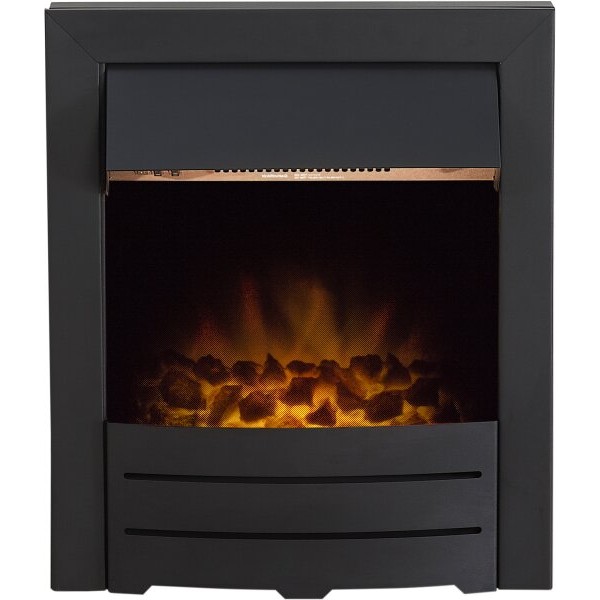 Jade Electric Fire In Black
