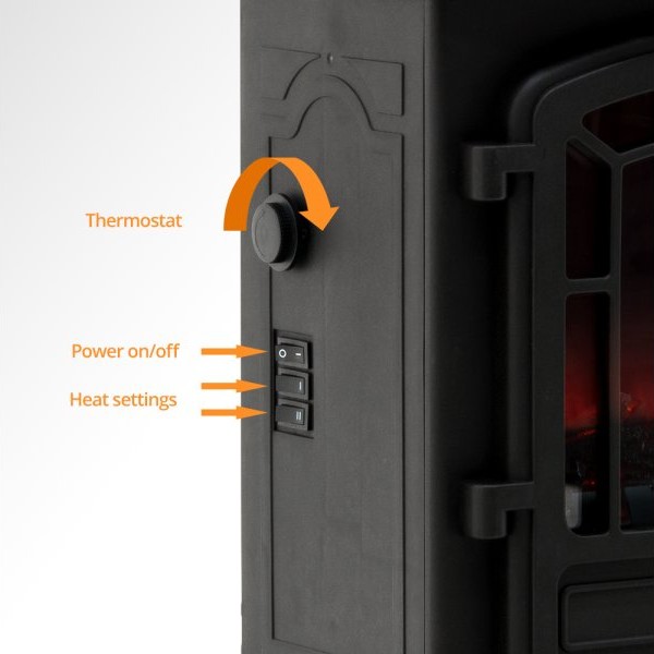 Cottage Electric Stove in Black