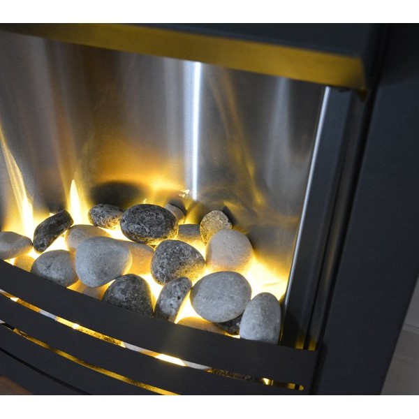Sapphire Electric Fire in Black