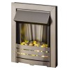 Sapphire Electric Fire in Brushed Steel