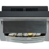 Sapphire Electric Fire in Brushed Steel