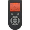 Ruby Electric Fire in Black with Remote Control