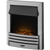 Ruby Electric Fire in Chrome with Remote Control