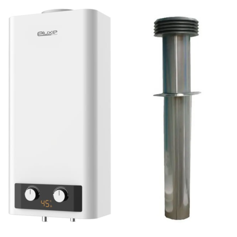 Eluxe Eco 11L LPG Water Heater Complete With Flue