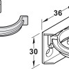 KITCHEN PLINTH LEG CLIP & BRACKET