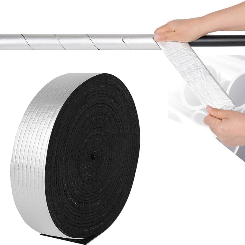 Foil Foam Pipe Insulation 10m x 50mm x 5mm