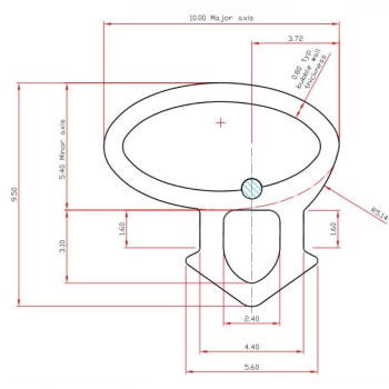 Oversize Offset Bubble Seal Per Metre