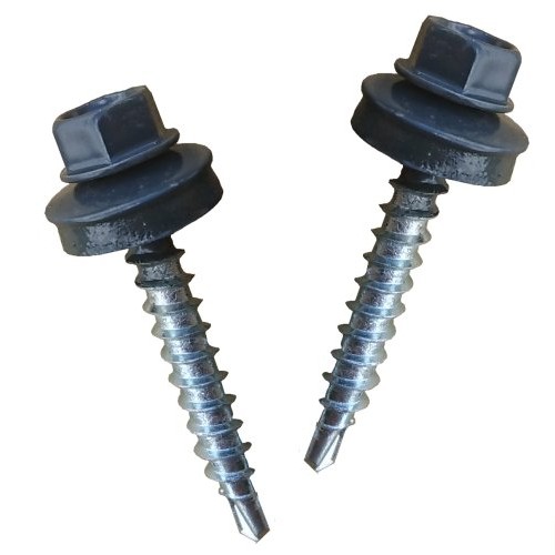 Graphite Roof Tek Screw Pack 100