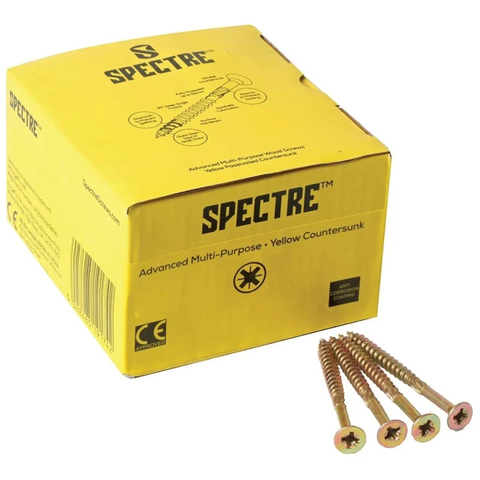 Spectre Advanced Pozi Woodscrews 3.0 x 20mm Box of 200 