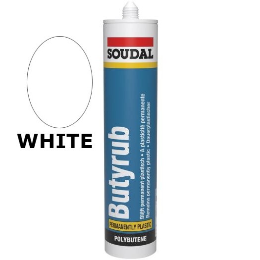 Soudal Butyrub Sealant (Seamseal CV)  White