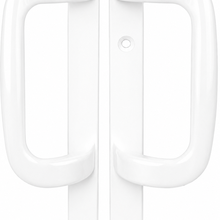 UPVC Inline Patio Door Handle XL Dummy White