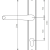 Ellbee UPVC Door Handles Black