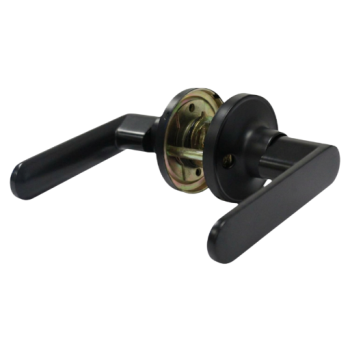Quad Black Passage Set 25mm Tube Latch