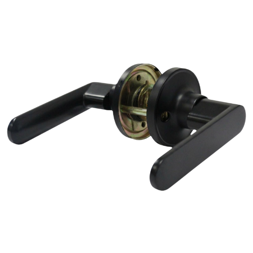 Quad Black Passage Set 25mm Tube Latch