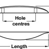 Azalea Pull Handle 96mm Centres