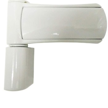 3D Adjustable UPVC Flag Hinge White
