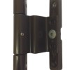 Adjustable Rebated Butt Hinge 9-16mm All-In-One Brown