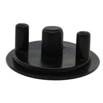 ELLBEE TOP HAT HINGE COVER Black
