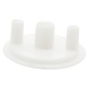 ELLBEE TOP HAT HINGE COVER White