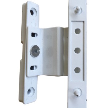 Adjustable Rebated Butt Hinge 9-16mm All-In-One White
