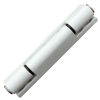 UPVC Butt Hinge WMS Style White Flat
