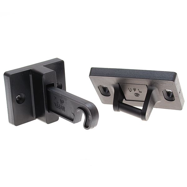 Surecatch Hook Latch Door Retainer Black